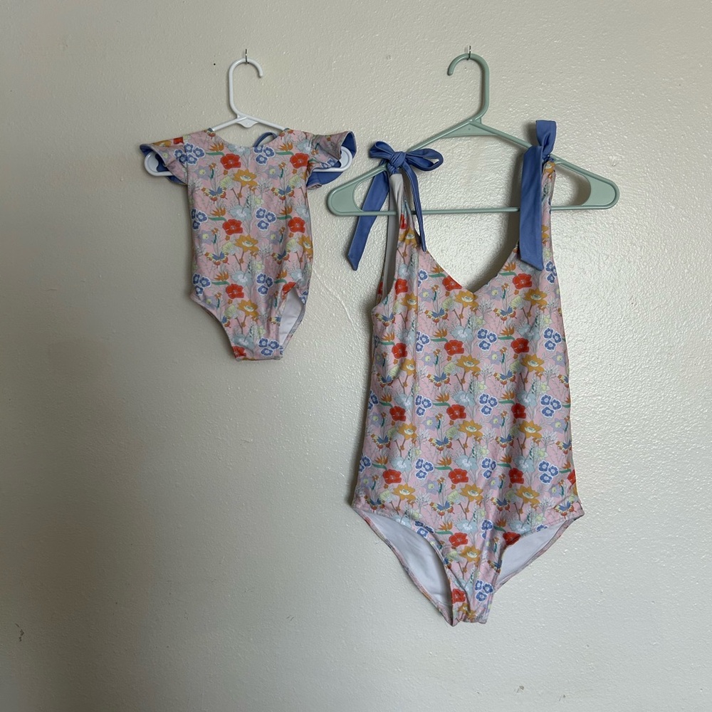 Mommy and Me Smockingbird Swimsuits